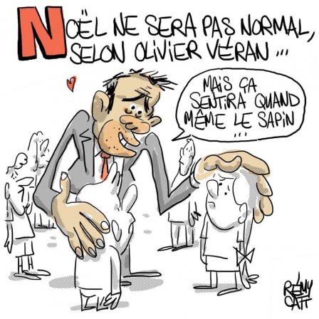 Remy Cattelain Noel ne sera pas normal selon Olivier Veran mais ça sentira quand même le sapin.jpg, nov. 2020