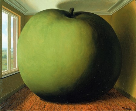 René Magritte The Listening Room 1952 pomme chambre d'Eve.jpg, mars 2023