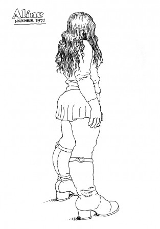 Robert Crumb drawing Aline 1971 bottes.jpg, avr. 2020