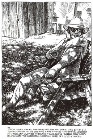 Robert Crumb un pied au soleil.jpg, juin 2023