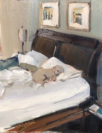 Sally Mitchell Milo grasse matinée de chien