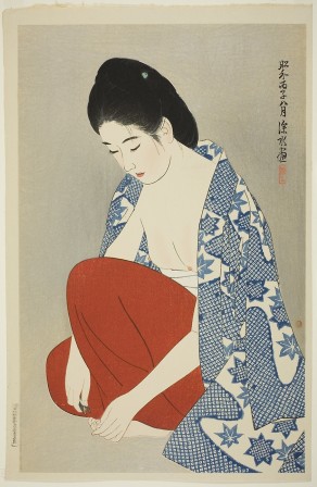 Shinsui Ito, Nails, from the Second Series of Modern Beauties , 1936.jpg, juil. 2020