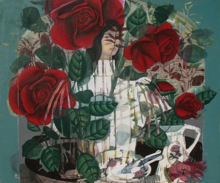 Tahereh Afzali le bouquet de roses.jpg