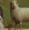 The Lamb of God (1432) by Hubert and Jan van Eyck l'agneau de dieu se vidant de son sang le consentement à l'impôt