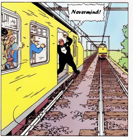 Theo van den Boogaard Léon la terreur années 1970 train personne ne m'empêchera de sortir.jpg, nov. 2020