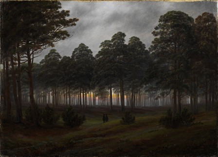 Times of Day Evening Caspar David Friedrich 1821-22 forêt soir.jpg, janv. 2024