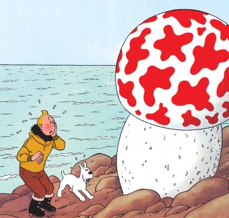 Tintin L'Étoile mystérieuse 1942 champignon.jpg, déc. 2020