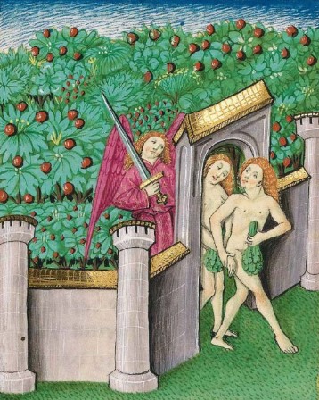 Universitätsbibliothek Augsburg sortie du jardin d'Eden.jpg, avr. 2021