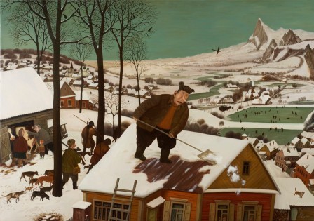 Valentin Gubarev Les Chasseurs dans la neige Pieter Brueghel l'Ancien 1565.jpg, janv. 2022