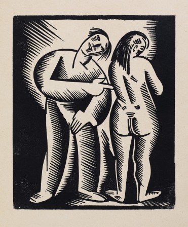 Vasily Nikolaevich Masiutin Man and Woman 1920s ceci n'est pas un nu.jpg, fév. 2021