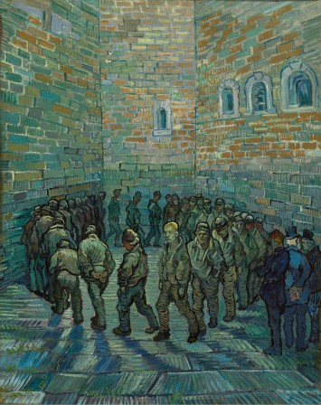 Vincent Van Gogh Prisoners’ Round 1890 prison.jpg, juin 2021