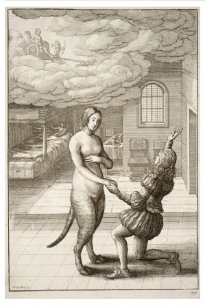 Wenceslas Hollar The Young Man and the Cat Bride. N.d. mid-17th century rencontres amoureuses le coup de foudre.jpg, nov. 2021
