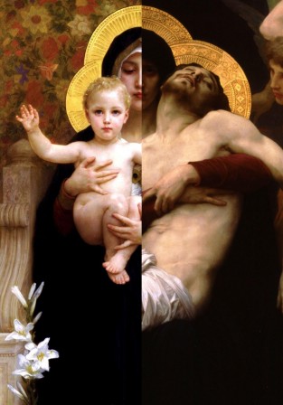 William Bouguereau La Vierge au Lys 1899 and Pieta 1876 bretzel les familles recomposées.jpg