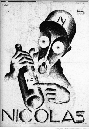 alcool pub Nicolas 24 12 1930 pour une année heureuse buvez du vin.png, janv. 2024