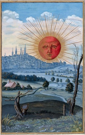le soleil rouge de l'alchimiste from an alchemy watercolour painting representing either “the culmination of the alchemical Great Work or the star of hope that inspires the alchemist through his tribulation.jpg, juin 2020