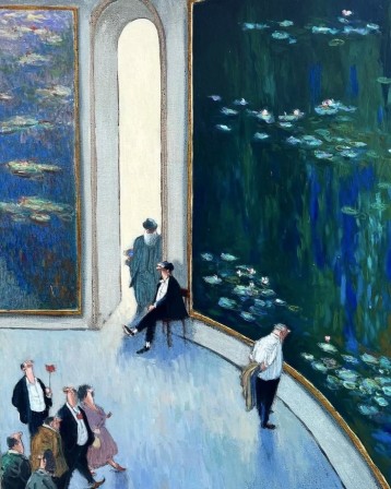 Claude Monet by Thomas Bossard musée canicule la fraîcheur des nymphéas