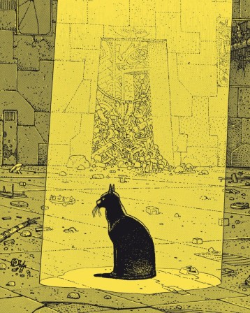 Les Yeux du chat, 1978 Alejandro Jodorowsky et Jean « Moebius » Giraud jaune