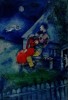 Marc Chagall, The Lovers, 1929 les amants sous la lune amour