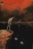 Martin Ujdur chat l'oeil était dans le gouffre et regardait Cain Victor Hugo la conscience