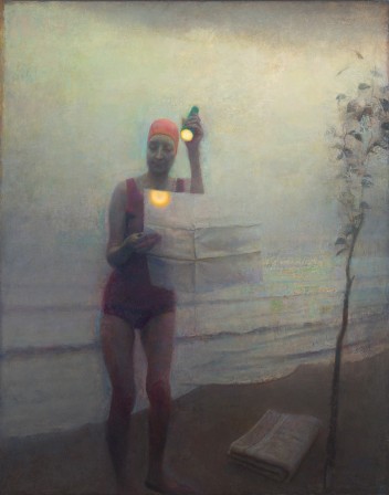 Paul Fenniak, Lost Bather, 2024 la baigneuse perdue