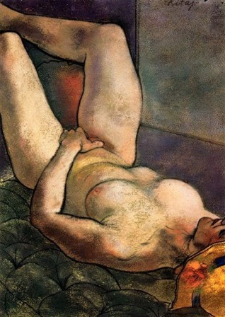 Ronald B. Kitaj la main gauche du seigneur