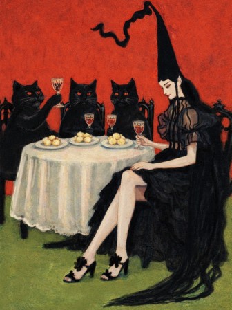 The Crimson Chronicles créée par la designer Dora Abodi pour sa marque Abodi Transylvania chat