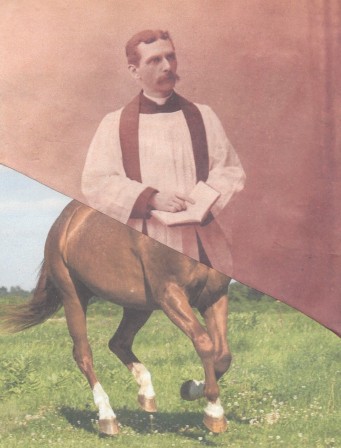 Keith Higginbotham évangile selon Centaure pretre curé Jésus a dit faites du cheval.jpg