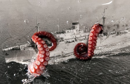 Max Shuster Octopus-Navy poulpe Titanic.jpg