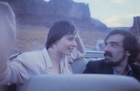 Isabella Rossellini and Martin Scorsese in Monument Valley photographed by Wim Wenders during the filming of Paris Texas.jpg, sept. 2021