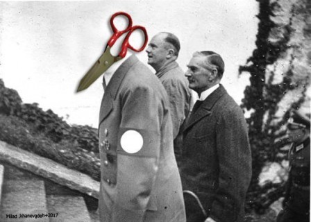 Milad Khanevadeh Neville Chamberlain et Hitler censure.jpg, avr. 2020