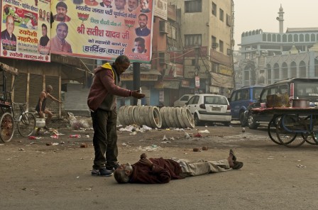 Prateek Dubey kamla market Jésus dit à Lazarre tu ne peux pas rester là mon gars.jpg, oct. 2020