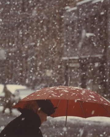 Saul Leiter, Snow Cold, NYC, NY, 1960 neige froide.jpg, déc. 2020