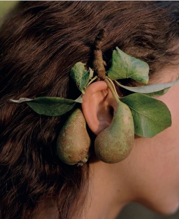 Stefanie Moshammer poire automne désormais les fruits étaient vendus en vrac boucle d'oreille.jpg, oct. 2021