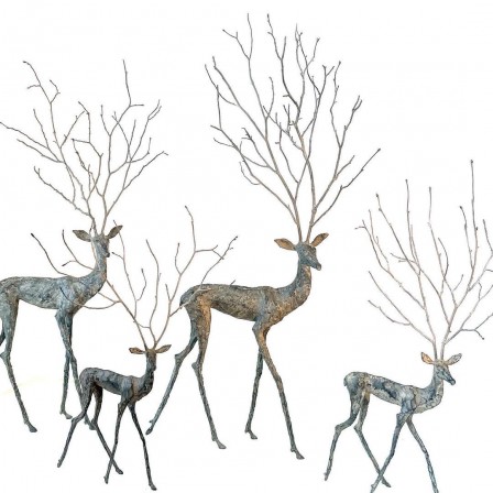 Sylvie Mangaud sculpture les bois des cerfs.jpg, sept. 2021