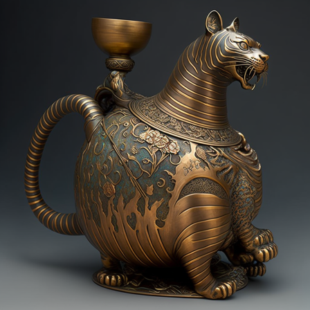 sculpture bronze le chat d'Iran.png, janv. 2023