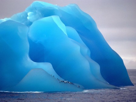 Antarctique la terre bleue