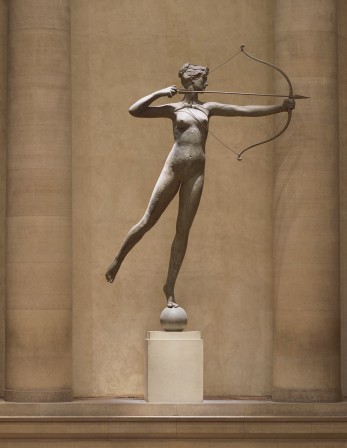 Augustus Saint-Gaudens, Diana, 1892 Diane chasseresse arc flèche tir saint-valentin