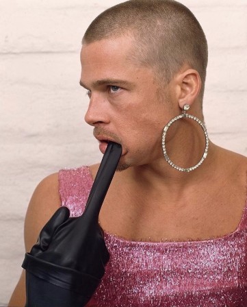 Brad Pitt, photographié par Mark Seliger pour Rolling Stone en 1999  j'ai une petite faim pas toi