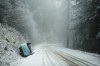 Christophe Jacrot Vercors neige accident de voiture alors on se couche un instant sur le bord de la route