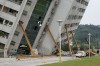 Earthquake, Taiwan, 2018 tremblement de terre immeuble en pente le monde penche