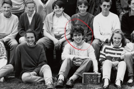 Emmanuel Macron au lycée 1992 photo de classe copaindavant trombi