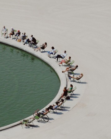 Guillaume Lavrut, Jardin des Tuileries jour d'assemblée générale