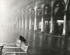 Henriette Grindat. Venise , vers 1955 oiseau je suis en terrasse temps d'automne