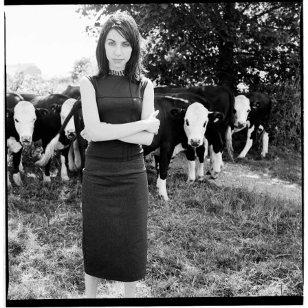 Polly Jean Harvey and cows rock alternatif et vaches