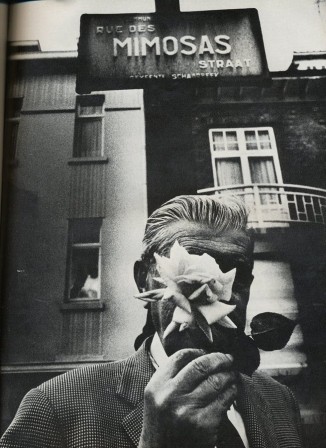 René Magritte 1967 photo by Michael Cooper la trahison de l'oeuf mimosa