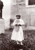 Ruth Matilda Anderson. Jerez de los Caballeros , 1928 communion et chapeau pointu