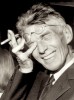 Samuel Beckett pleurant de rire