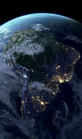 South America Terre Amérique du Sud