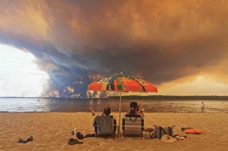 The beach is boring, Maximilien Lamy incendies juste la fin du monde