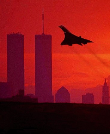 WTC Concorde rouge avion